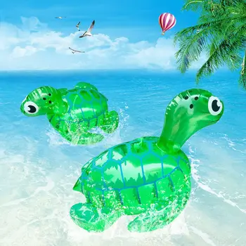  2 buc Noi pentru Copii Favoarea Jucărie pentru Copii din PVC Elastic Animal broasca Testoasa-în formă de Flash Jucarii Gonflabile
