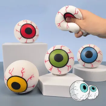  Antistres Presiune Făină Ocular De Relief De Stres Stoarce Mingea De Groază De Halloween Pentru Copii Adulți Parte Frământa Jucărie Moale Stressball