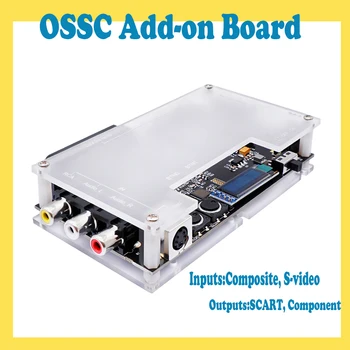  OSSC Add-on Bord Linedouble și Modul Netezire cu Composite și S-video Intrare pentru NTSC/PAL Retro Joc consola accesorii