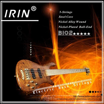  IRIN 4-String 5-String Bass Electric Siruri de caractere Set de Bază de Oțel Placat cu Nichel Aliaj Rana Siruri de caractere Chitara Bas Accesorii Instrument de