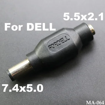  1buc DC 5.5*2.1 mm de sex Feminin pentru a 7.4*5.0 mm MALE Plug AC DC Conector Adaptor Adaptor pentru Laptop DELL