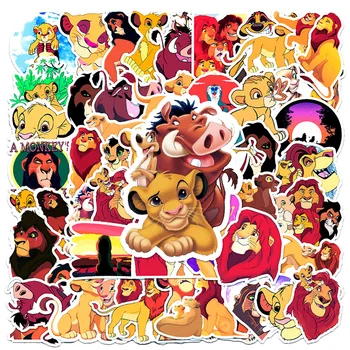  10/30/50pcs Disney Anime Drăguț desen Animat Regele Leu Graffiti, Stickere Laptop Telefon Albumul Jurnal de Biciclete de Jucărie Clasic Sticker Cadou