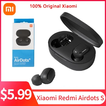  Original Xiaomi Redmi Airdots S Căști Fără Fir Bluetooth În Ureche De Reducere A Zgomotului Căști Sport Căști Cu Microfon