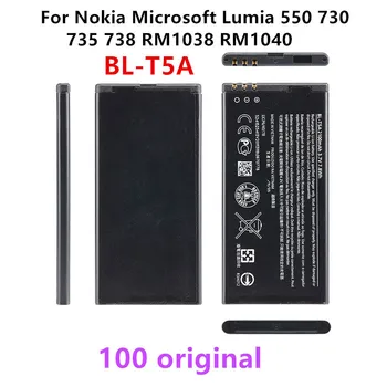  Original BL-T5A 2100mAh Înlocuire Baterie Pentru Nokia Microsoft Lumia 550 730 735 738 RM1038 RM1040 BLT5A Baterii Li-Polimer