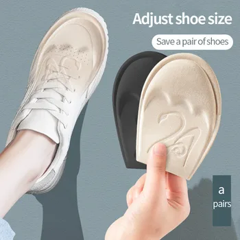  Jumătate Branțuri pentru Pantofi Femei Bărbați Dureri de Relief picior din Față a Introduce Non-alunecare Unic Perna Reduce Dimensiunea Pantof Căptușit Picior din Față Tampoane