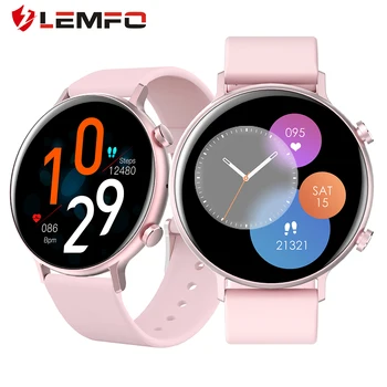  LEMFO Ceas Inteligent Femei GW33 SE Bluetooth Apel de sex Feminin de Sănătate Detectarea ritmului Cardiac Tapet Personalizat Smartwatch pentru Android ios