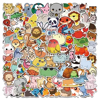  10/30/50/100BUC Animale Desene animate Drăguț Autocolante pentru Copii Jucărie Kawaii Graffiti Decalcomanii DIY Notebook Frigider Papetărie Telefon Depozitare