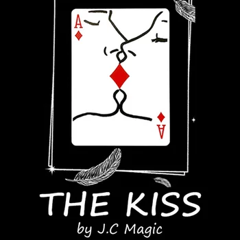  Sărutul de J. C Magie Trucuri Carte de Magie Truc Vizual Romantic Poker Magie Magician Până Aproape de Strada Iluzii Mentalism Amuzant