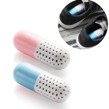  2 buc/pachet Miros Absorbant în Formă de Capsulă Instrumente de Curățare Pantofi Uscător de Deodorant Adsorbție de Umezeală Gel de Siliciu Accesorii pentru Casa