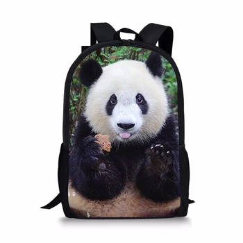  Animale, Panda 3D de Imprimare Barbati Rucsac Băieți Fete Saci de Școală Elevii de Școală Primară Rucsac Copii de Călătorie Ghiozdane Dropship