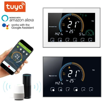  Tuya WiFi inteligent viața Termostat Electric de Încălzire prin Pardoseală cu Apă/Gaz Cazan Temperatura Controler de la Distanță pentru Google Acasa Alexa App
