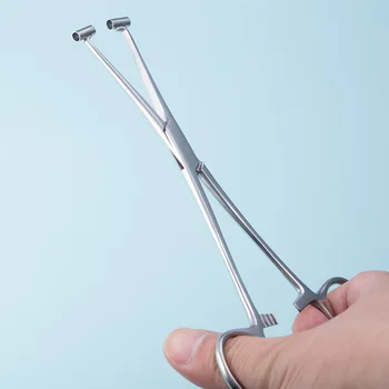  1 buc Profesionale Oțel Chirurgical Forceps Tubulare Piercing Clește Instrumente Setpum Nară Limba Catilage Buric Piercing Buza Clemă