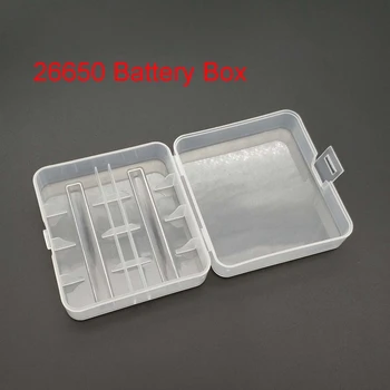  Practic PVC Bateriei Cutie de Depozitare Suport Baterie de Caz Potrivit Pentru 2 buc Baterii 26650 Păstrarea Bateriilor în condiții de Siguranță